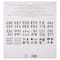 Alphabet Handlettered Serif Stencils, 12" x 12" by Craft Smart®